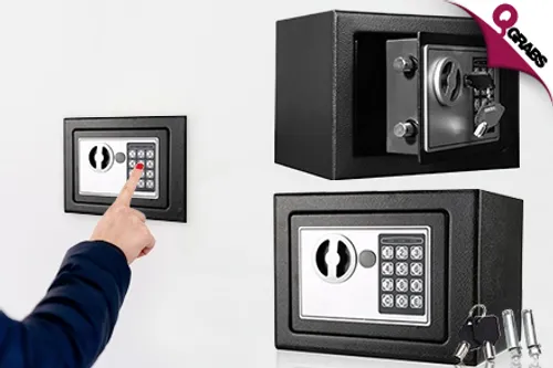 For QR119, Keep your Valuables Protected & Shielded with an Electronic Wall Safe! (QR199 Value)